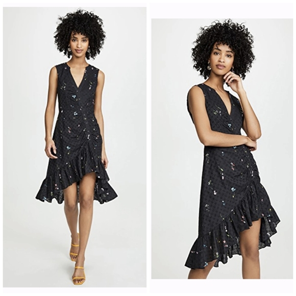 NWT Eyelet Parker Gigi high/low dress sz 4 - Picture 1 of 6